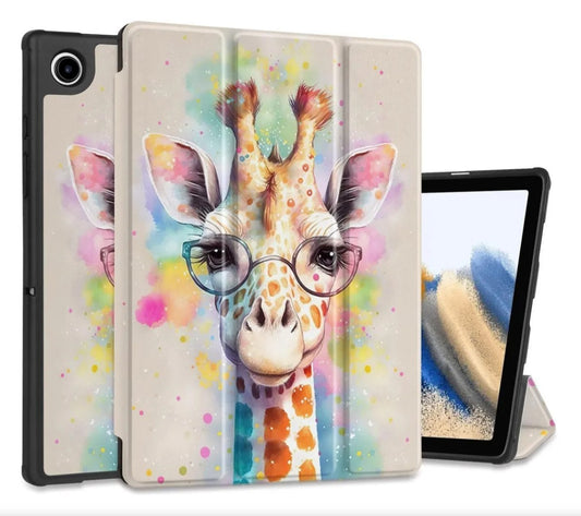 Meegoodo Funda para Samsung Galaxy Tab A8 10.5" Tableta Case Diseño Jirafa