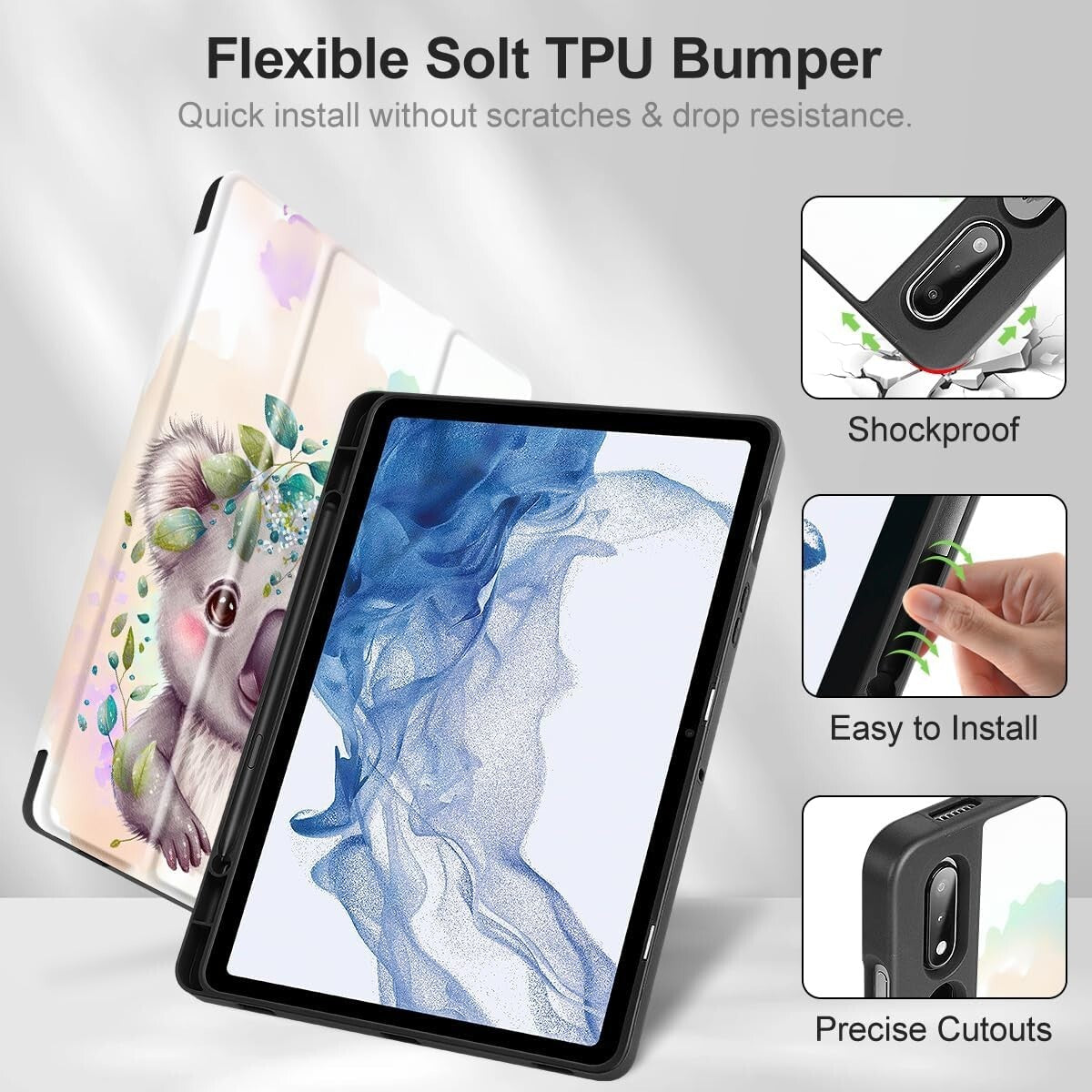 Samsung 2023 SM-X710 May Chen Fit Galaxy Tab S9 11inc Koala Sm