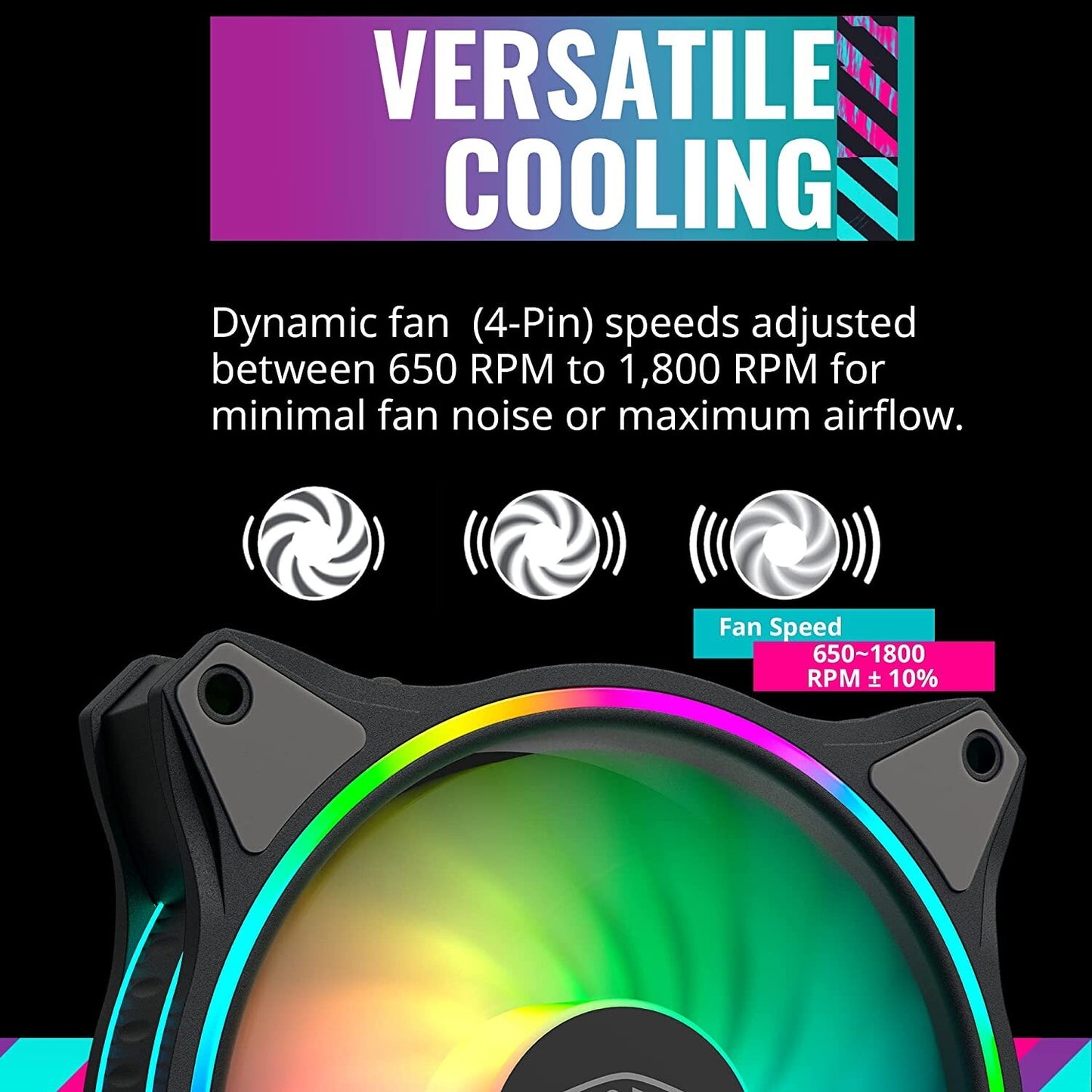 MF120 Cooler Master MasterFan Halo 120mm Fan