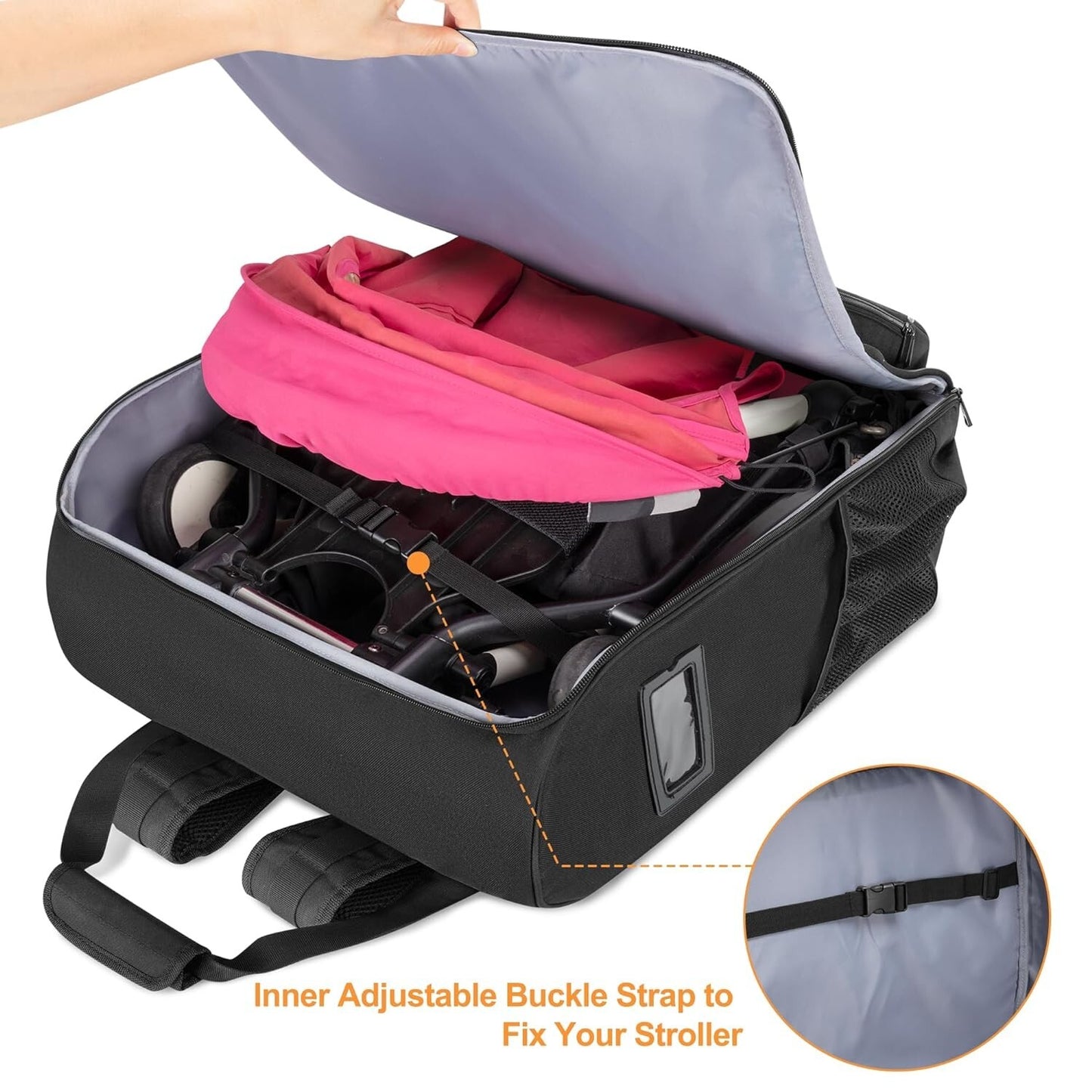 GRAOSO BABYZEN Stroller Backpack Compatible Baby Travel Bag