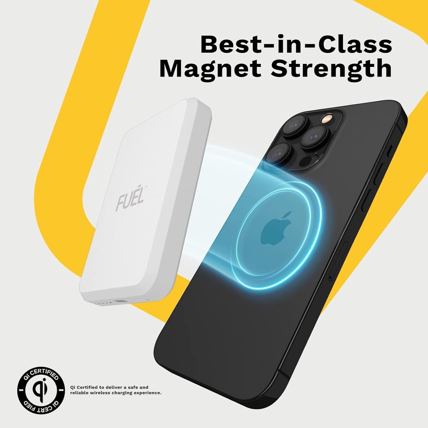 5000 USB-C iPhone Charger Fuel mAh Magnetic Wireless Portable w Port