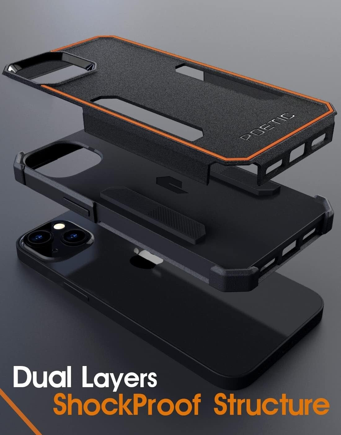 Poetic Neon Series Designed iPhone 13 Mini Dual Layer Heavy Duty Tough