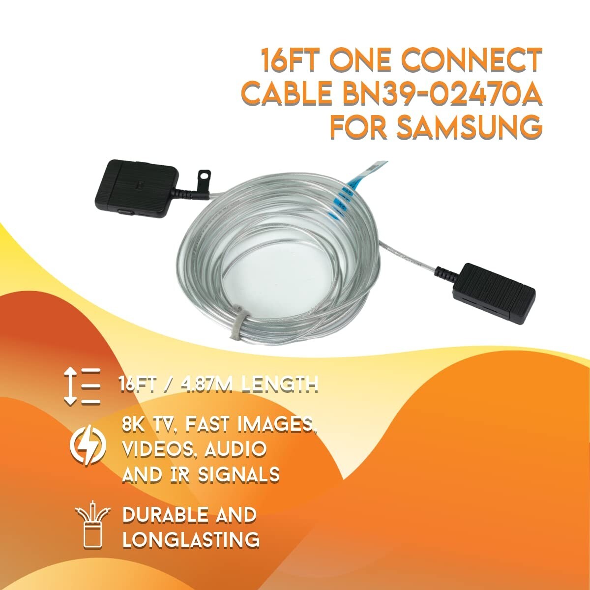 Samsung BN39-02470A QN82Q80RAF Cable fits Frame TV Cord
