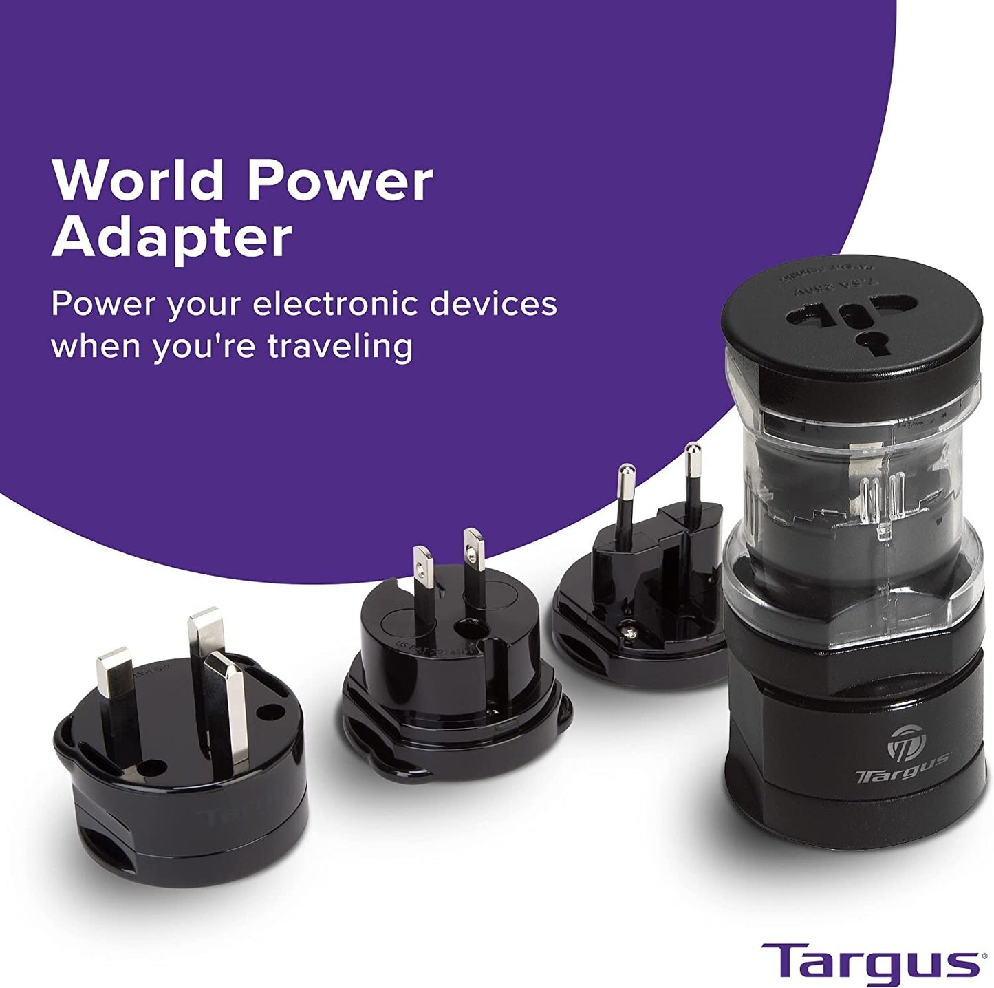 APK01US Targus World Power Travel Adapters Black