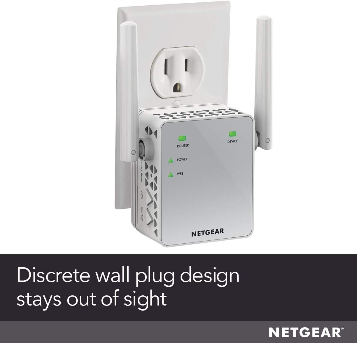 EX3700 1000 WiFi Range Extender Coverage up to Sq Ft 15 Devices