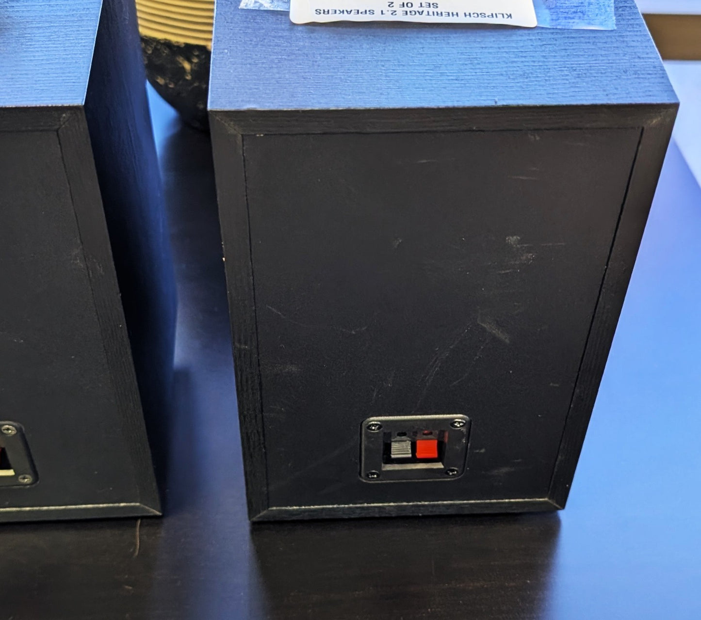Klipsch Heritage ProMedia 2.1 Computer Speakers – Matte Black, ( no sub)