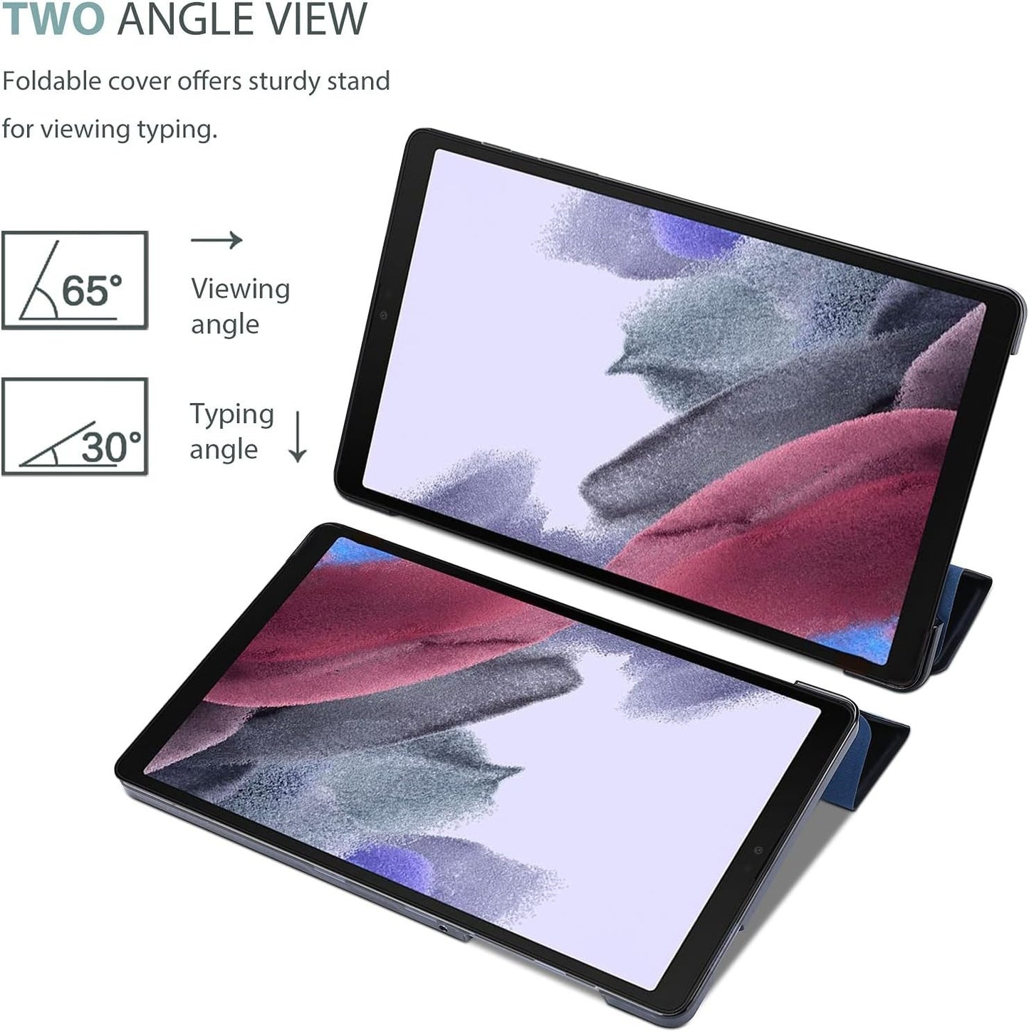 ProCase for Galaxy Tab A7 Lite 8.7" Slim Hard Shell Stand Case, Navy (T220/T225)