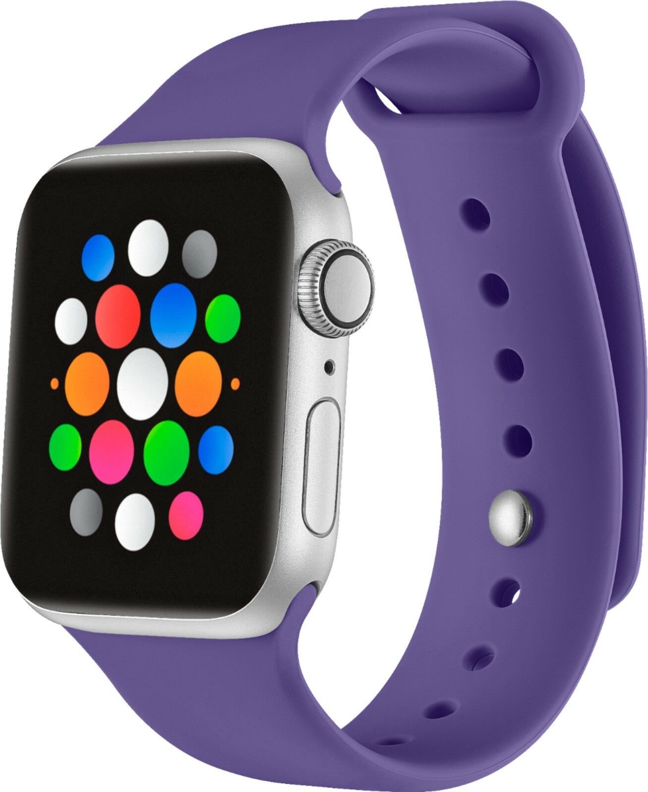 Modal Silicone iWatch Band Apple Watch 42mm 44mm Ultra Violet