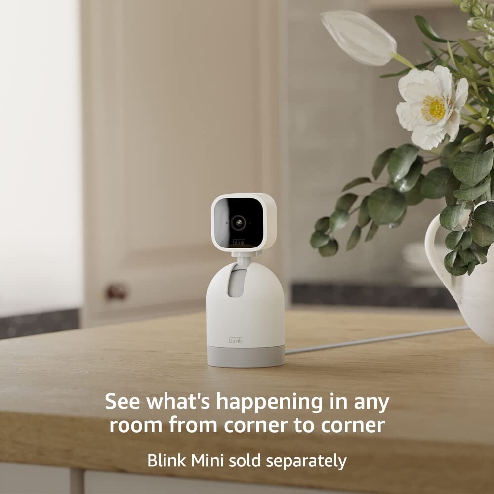 Blink PanTilt Rotating Mount Accessory Mini Indoor Plugin Smart Camera
