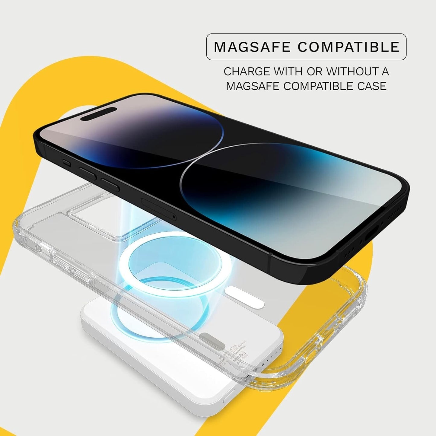 5000 USB-C iPhone Charger Fuel mAh Magnetic Wireless Portable w Port