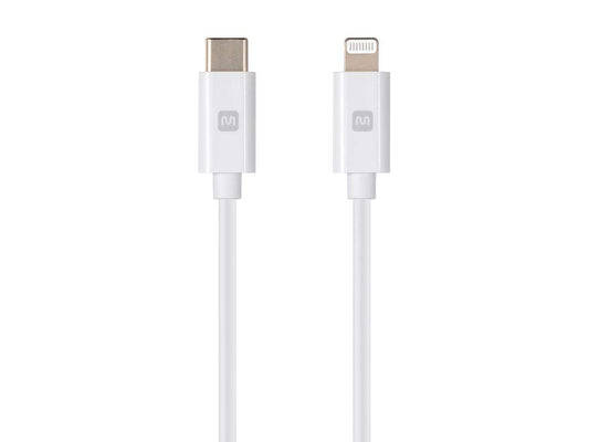 USB-C Monoprice Apple MFi Certified Lightning to Sync Cable 15ft White