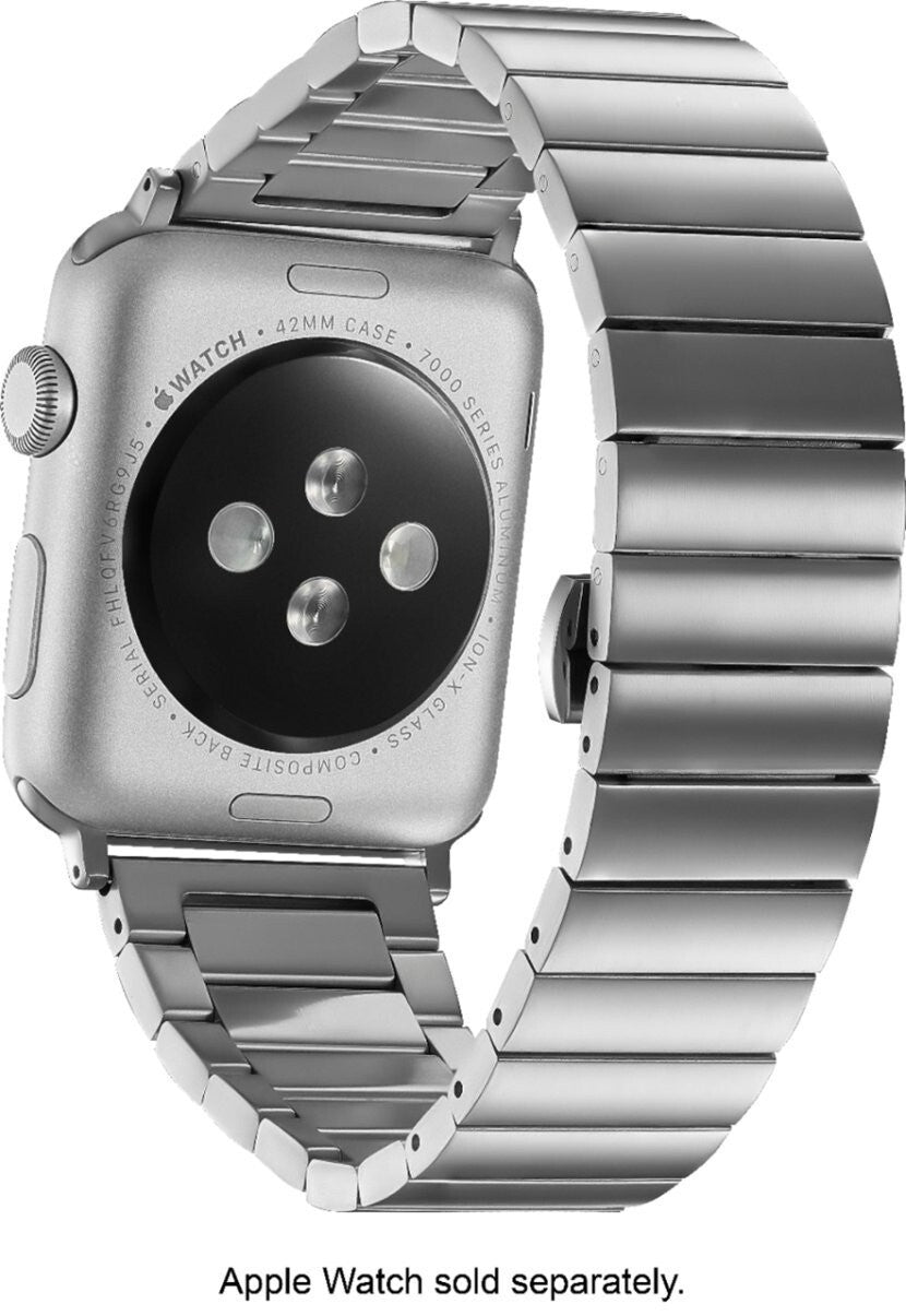 PT-AWB42SLB Platinum Stainless Steel Link Watch Strap 42mm 44mm Silver