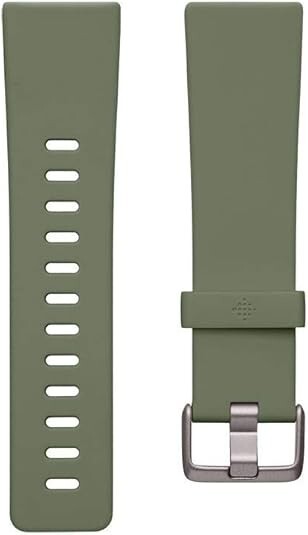 Fitbit Versa Family Accessory Band Official Fitbit Product ClassicLargeOlive