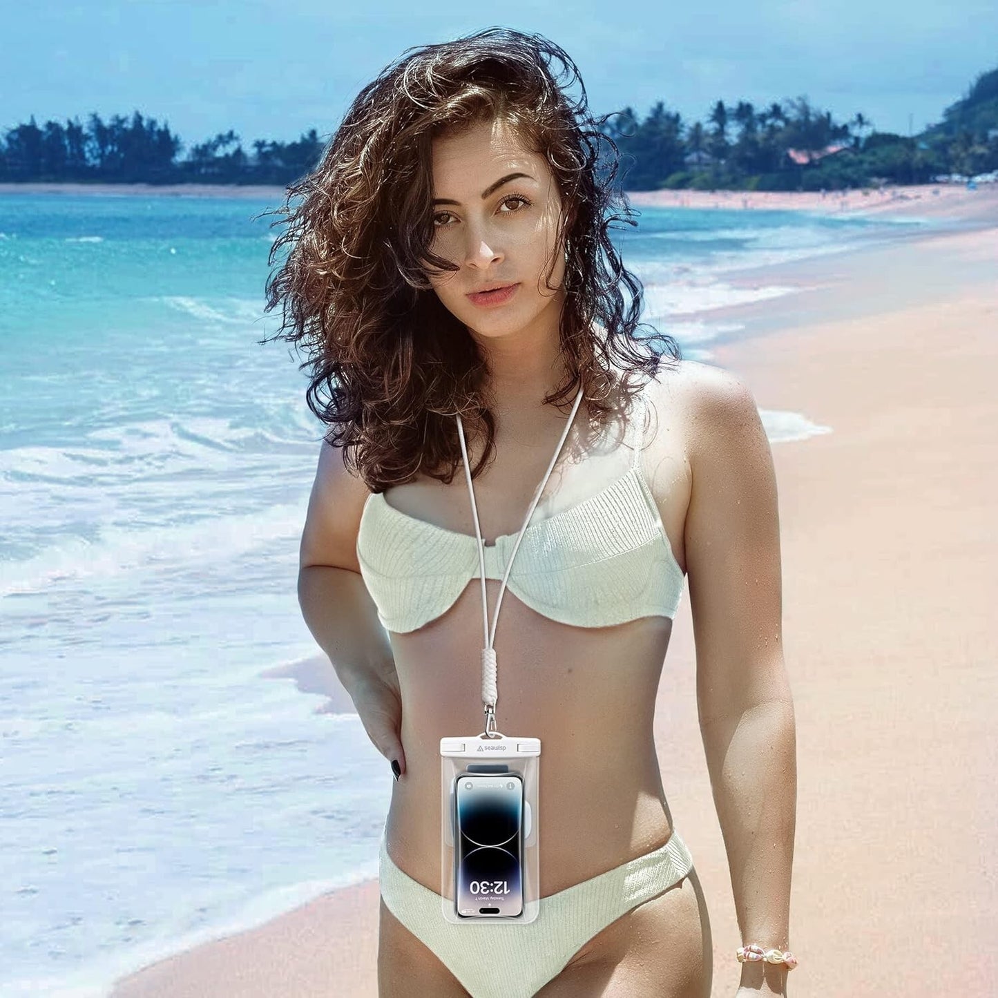 Seawisp Universal Waterproof Phone Pouch Double Space Clear