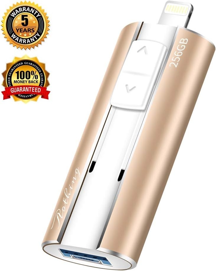 256GB iPhone Flash Drive – Aothing USB 3.0 Photo Stick for iOS/Android/PC