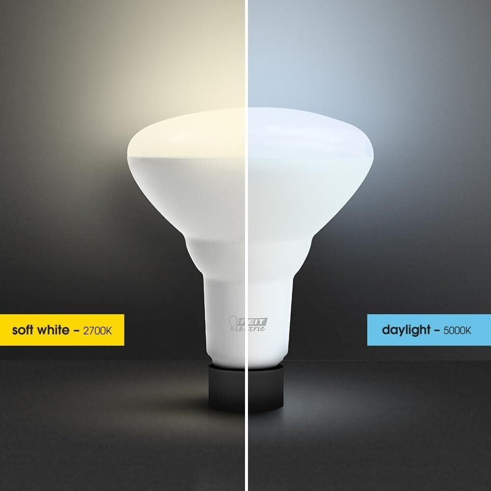 NEW BR30 Feit Electric ConservEnergy Flood Light Bulbs 2 Piece 65 Watts