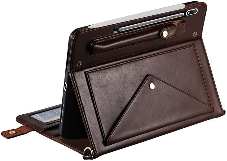 Galaxy Tab S10–S7 11" Handbag Case – Techcircle Wallet Cover, Strap, Pen Holder
