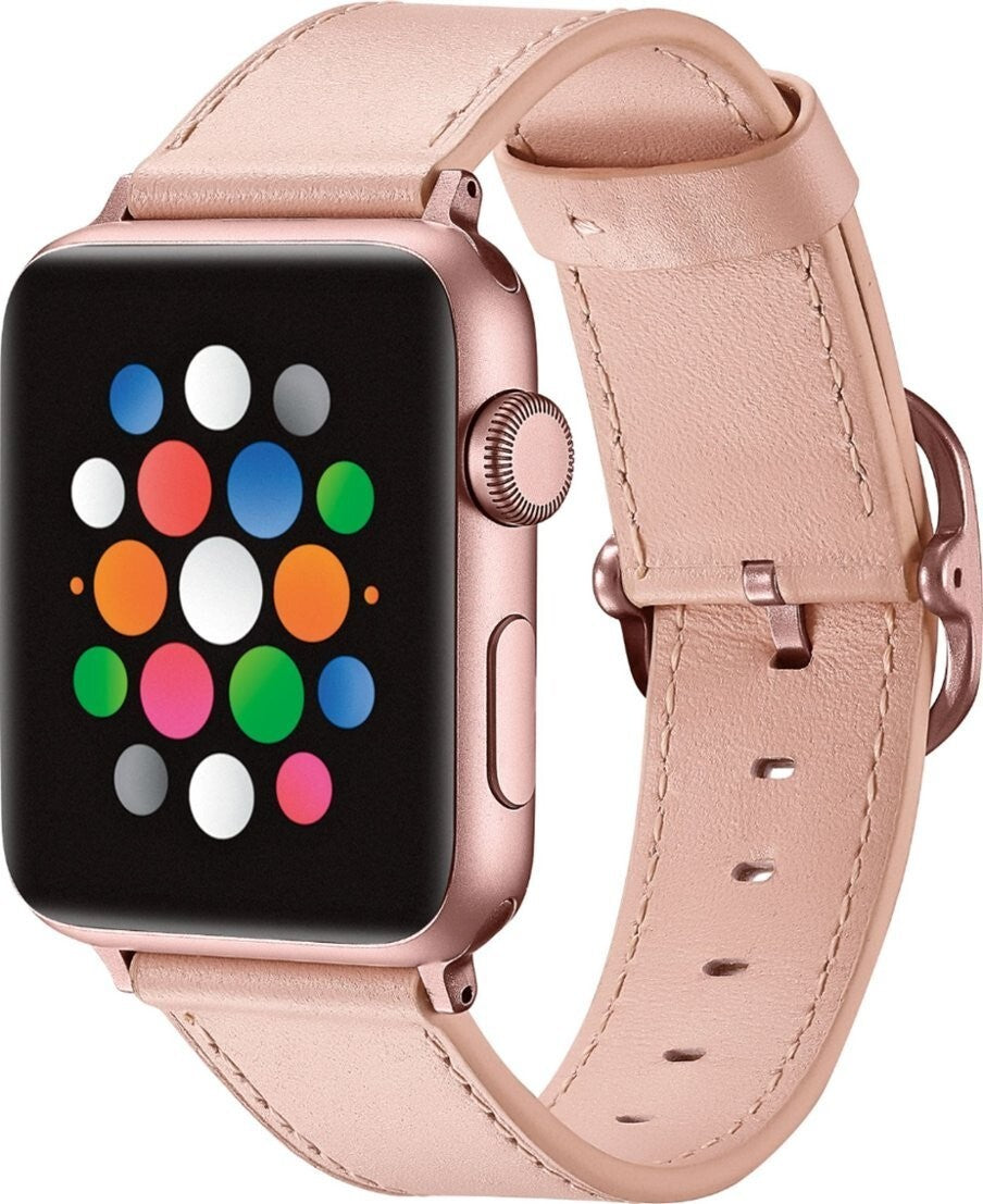 PT-AWB42PL Platinum Leather Band 42mm 44mm Pink