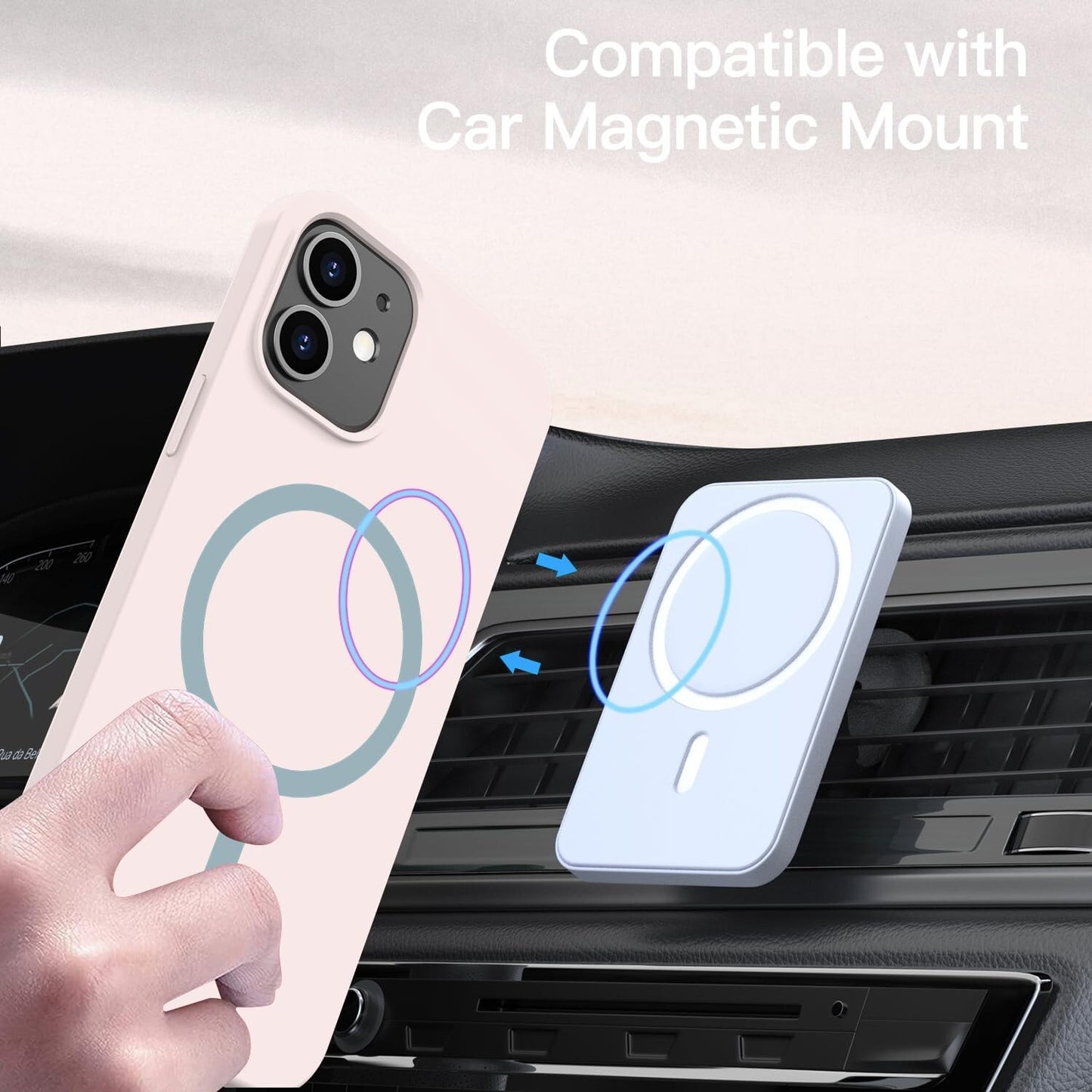 bicol Magnetic iPhone 12 Magnetic iPhone 12 Pro Soft Silicon