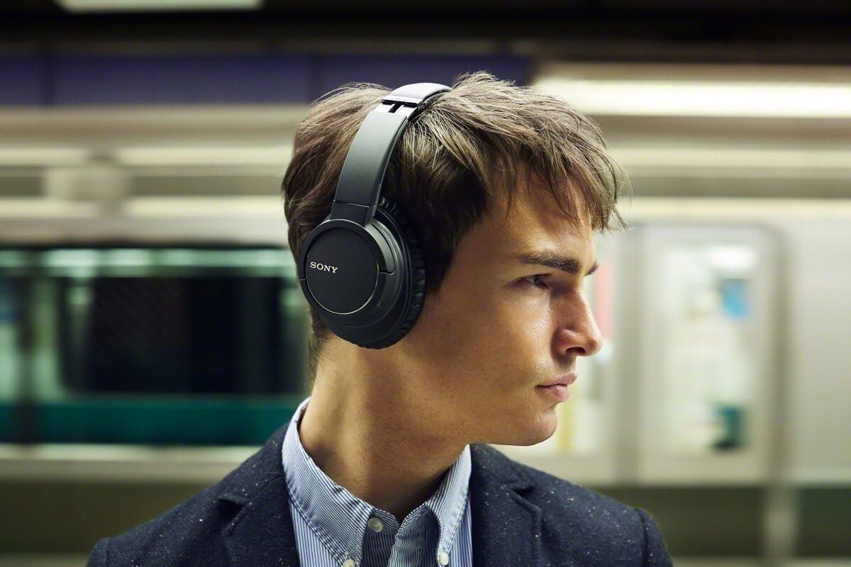 Sony MDRZX770BN Bluetooth Noise Canceling Headset Black