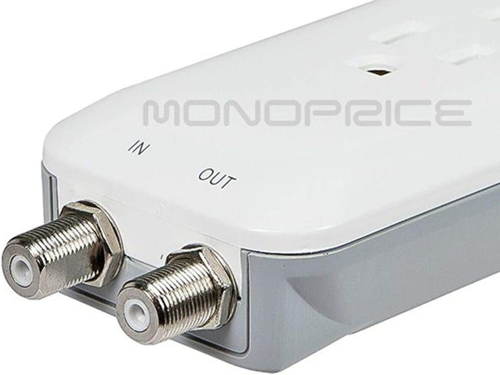 9199 1080J Monoprice 6 Outlet Slim Surge Protector Power Strip 4 foot