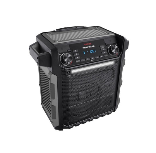 ION Audio Pathfinder WaterResistant Rechargeable Speaker System Gray