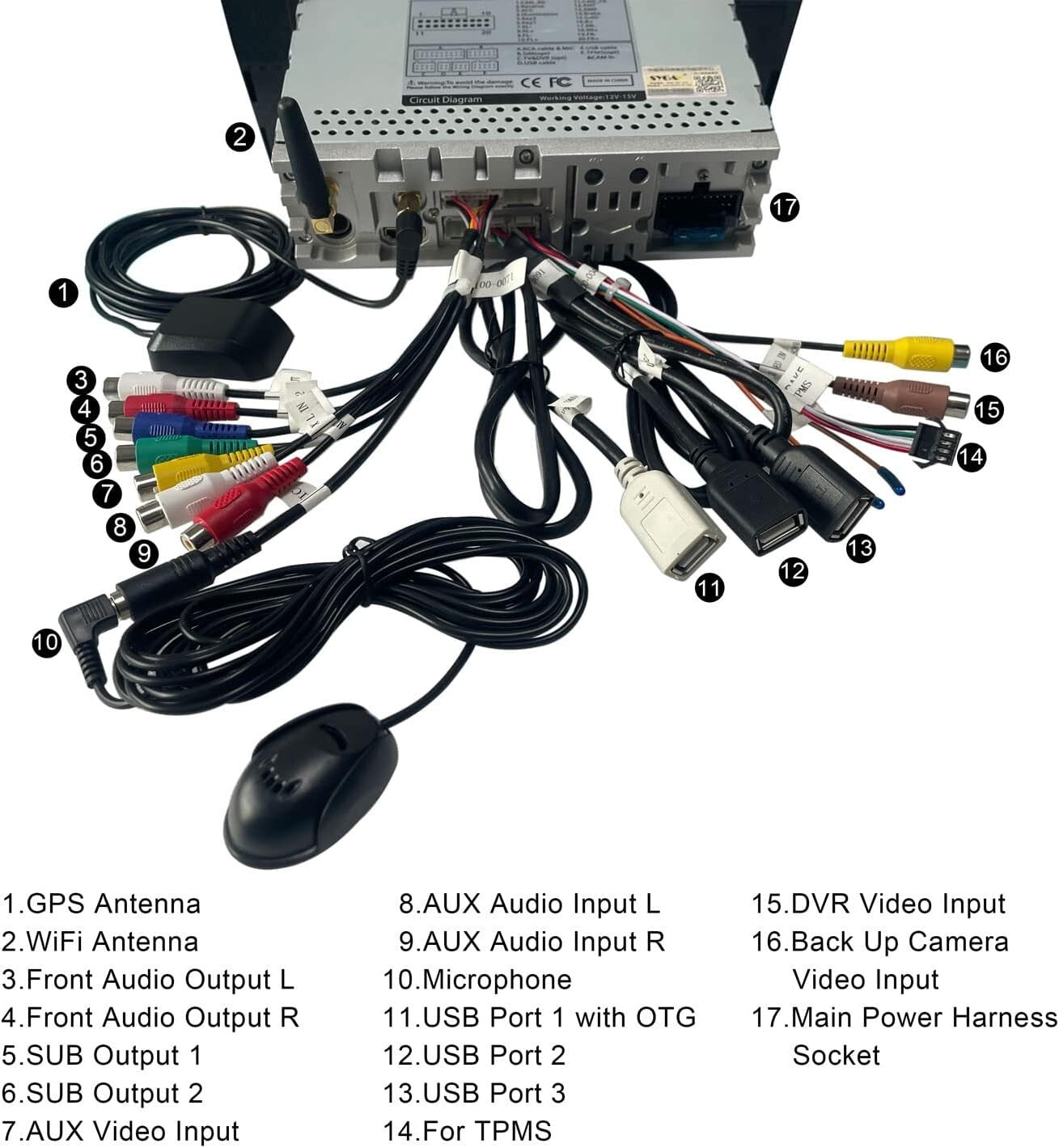 SYGAV Android 11 Car Stereo for Subaru Forester WRX Impreza GPS CarPlay Auto