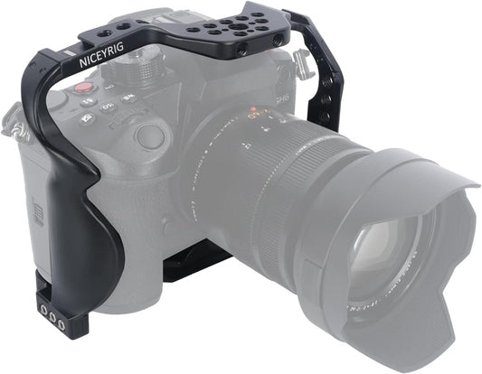 NICEYRIG GH6 Cam Cage Panasonic Lumix w Handle Handgrip