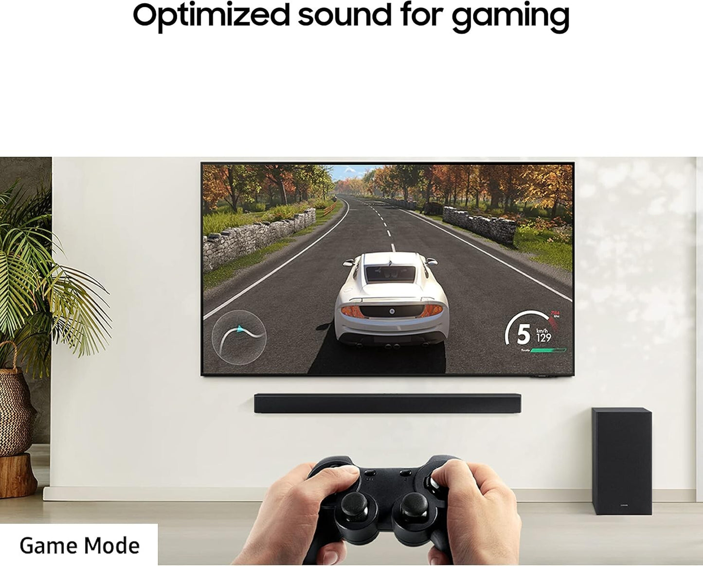 Samsung HW-B57C 1CH 4 VirtualX Wireless Soundbar Rear Speaker Kit Black
