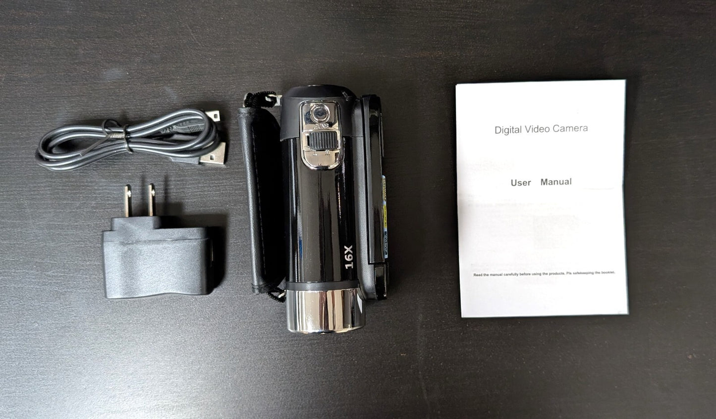 48MP 18X Video Camera Camcorder 4K Ultra w IR Night Vision Digital Zoo Rotation