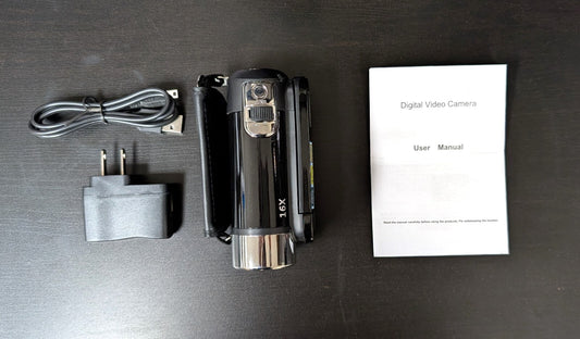 48MP 18X Video Camera Camcorder 4K Ultra w IR Night Vision Digital Zoo Rotation