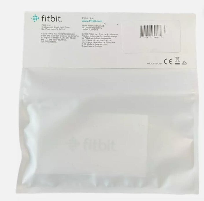 FB168ABBKL Fitbit Accessories Classic Large Black Band Charge 4 Charge 3