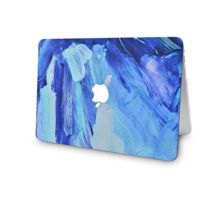 LuvCase Macbook Case Bundle - Oil Paint 5 w/ Keyboard Cover & Screen Protector