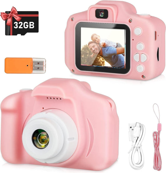 3-12 1080P Camera Kids Boys Girls Years Old HD Digital Camera SD Card