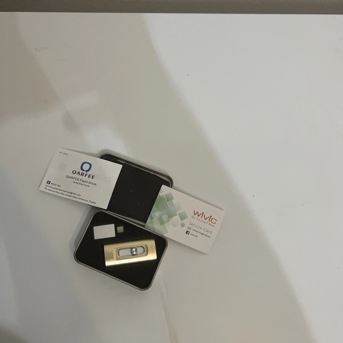 QARFEE FLASH DRIVE 128GB USB 3.0 Ultra Fast FLASH DRIVE (HTL U6-Bv) Gray Sealed