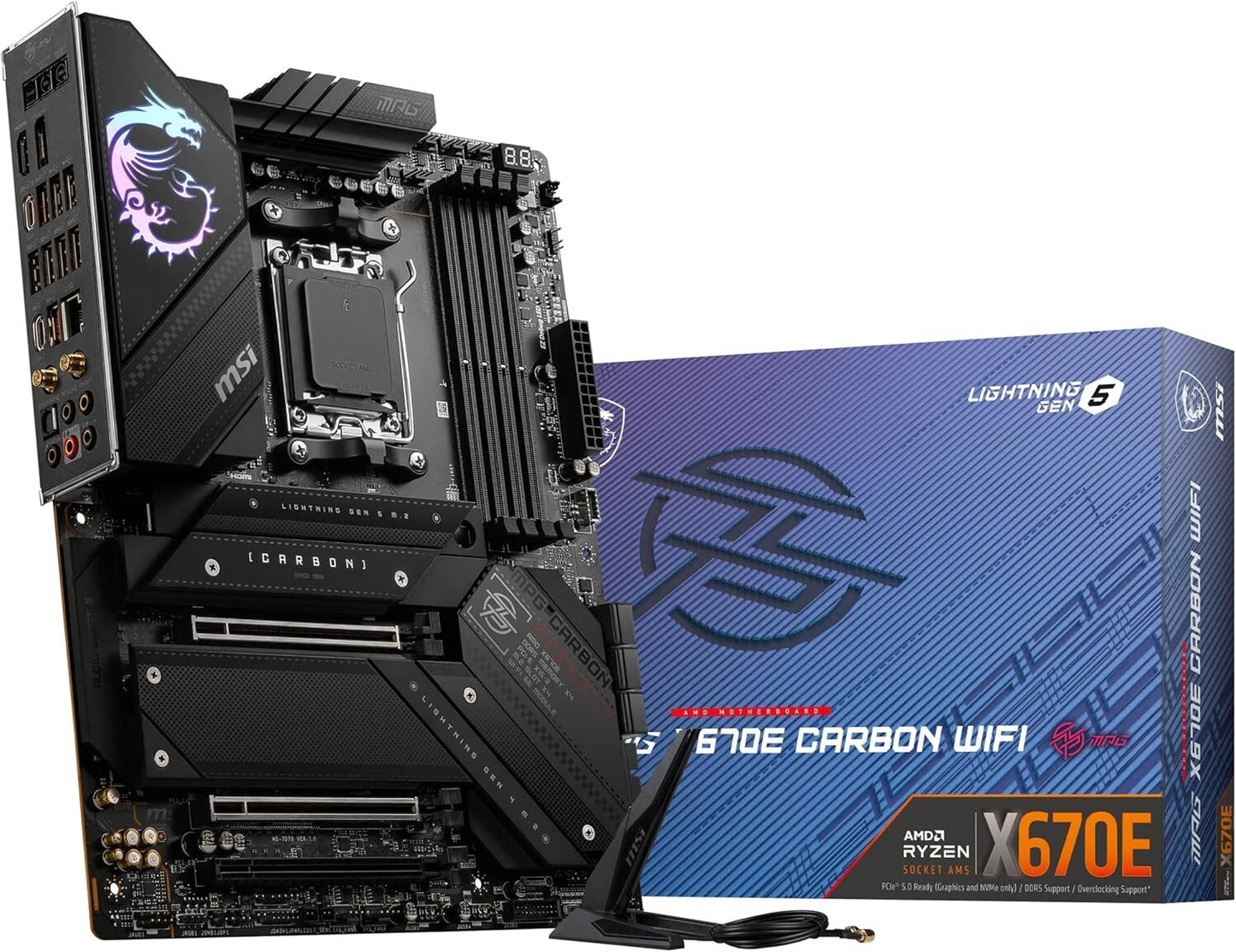 MSI MPG Carbon WiFi Gaming Motherboard Ryzen Series Pr