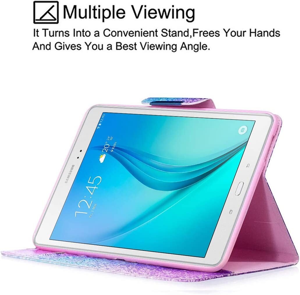 NewShine Galaxy Tab A 97 Protective PU Leather Folio Stand Wallet Credit