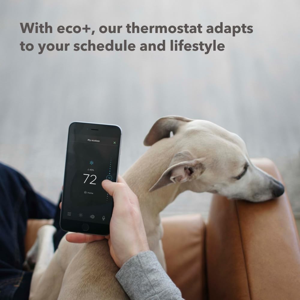ecobee3 lite Smart Thermostat Whole Home Sensors BlackWhite