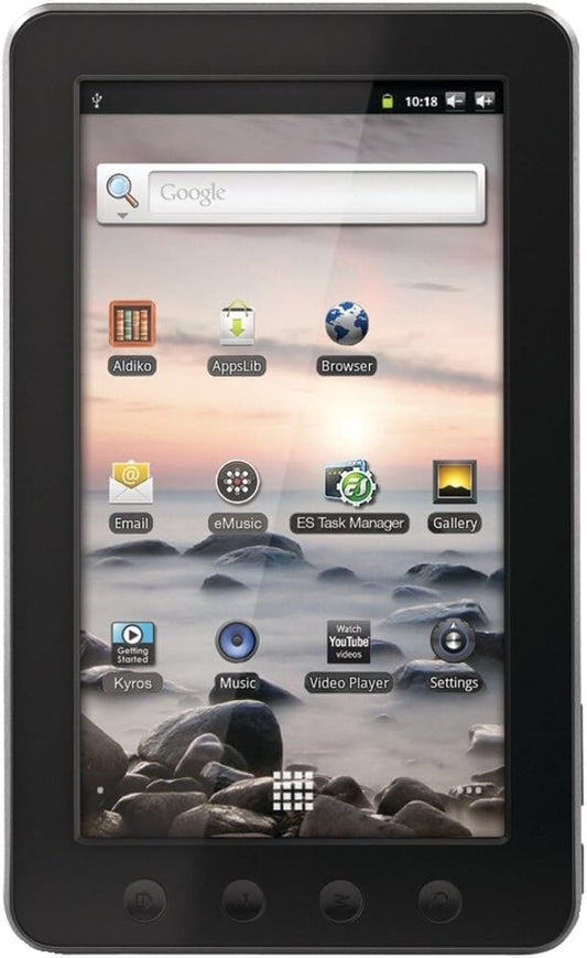 Coby Kyros 7Inch Android 23 4 GB Internet Touchscreen Tablet Black -MID7012-4G