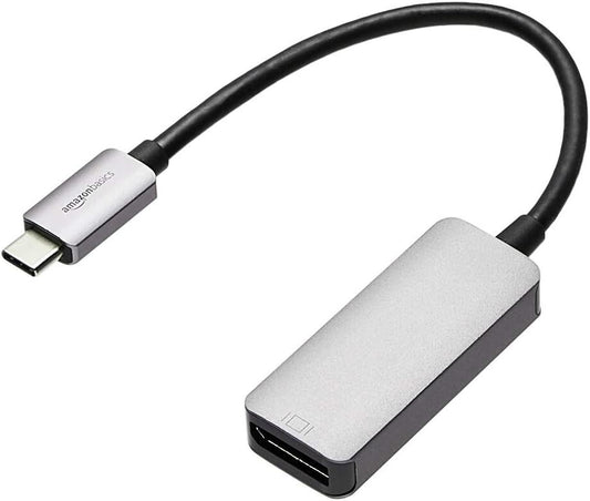 USB-C to DisplayPort Adapter 4K 60Hz Thunderbolt 3 Compatible Gray