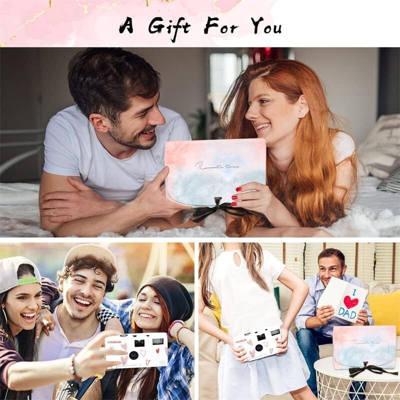 FONBEAR EXP- Disposable Cam Wedding 3 Pack 27 Single Use Cameras 35mm Film