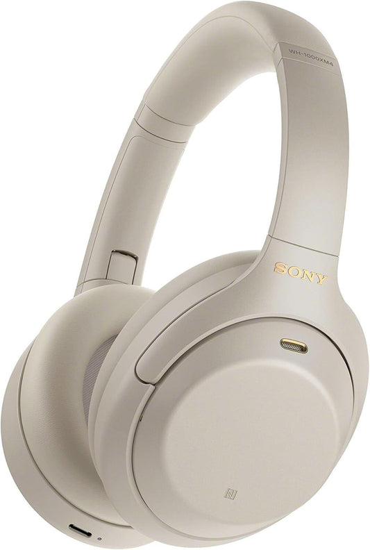 Sony WH-1000XM4 Wireless OverEar Headphones Noise Canceling w Mic Silver