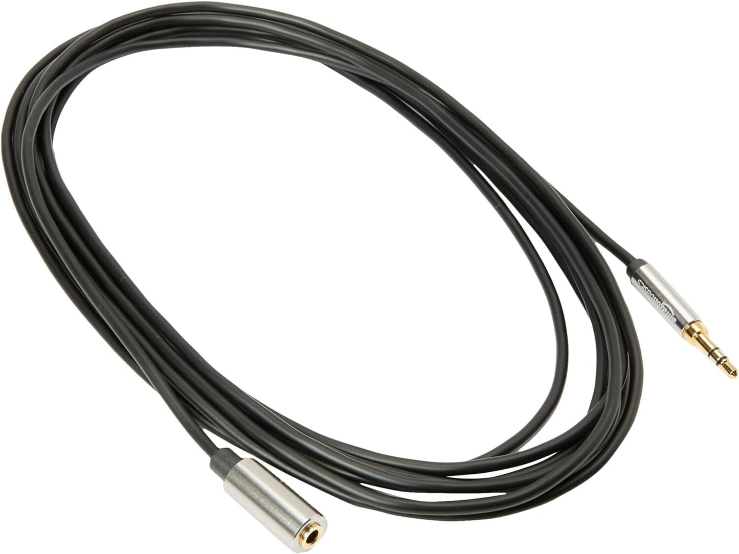 AZ35MF02 AmazonBasics 3.5mm Male to Female Stereo Audio Cable