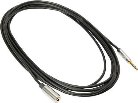 AZ35MF02 AmazonBasics 3.5mm Male to Female Stereo Audio Cable