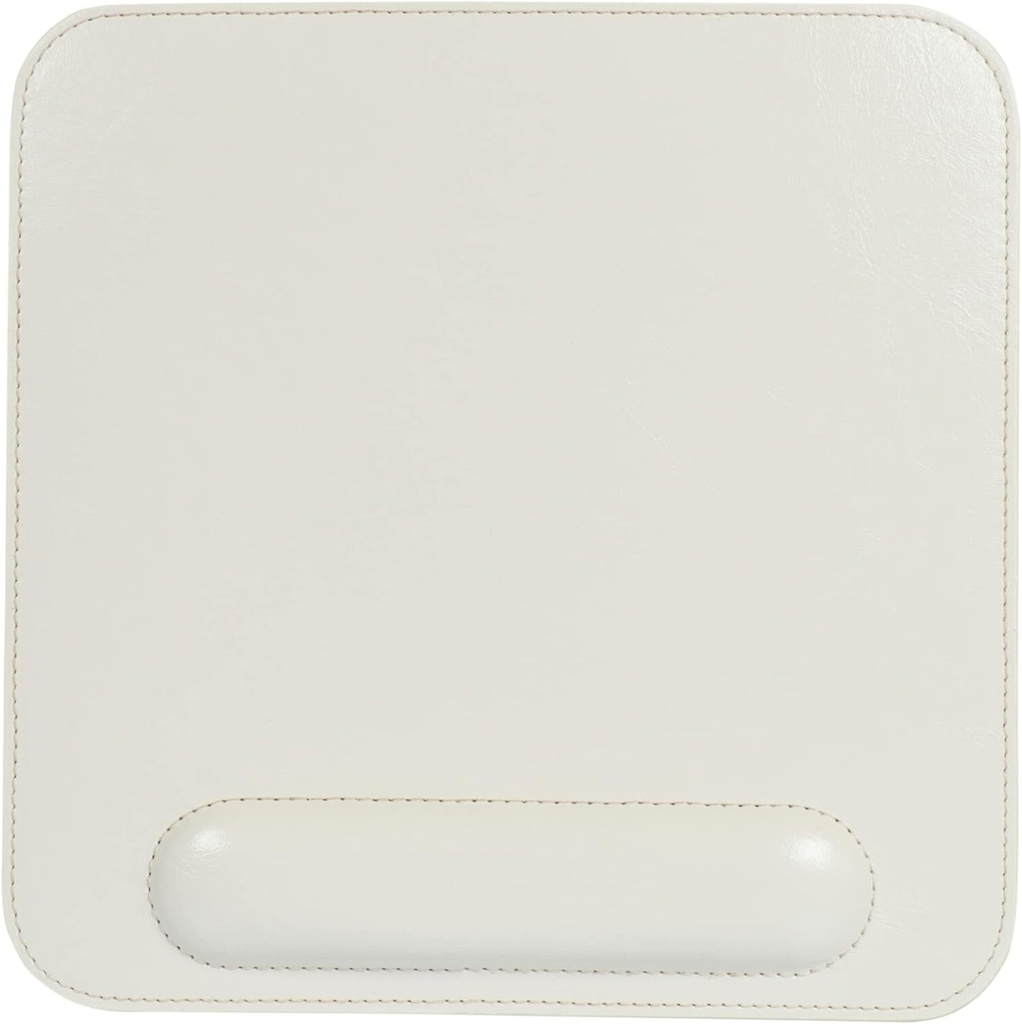 Londo Leather Mousepad Wrist Rest White