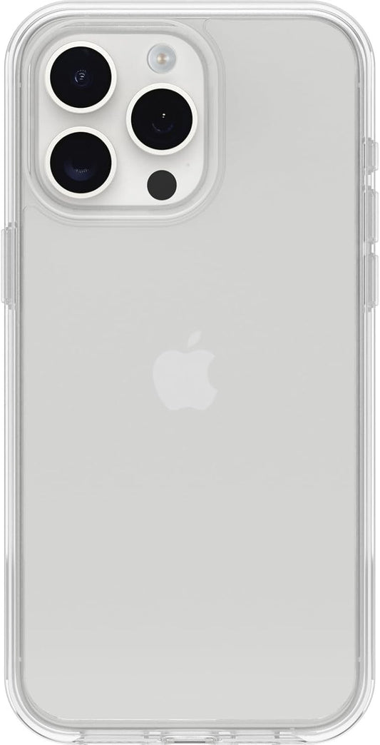 iPhone 15 Pro Max Symmetry Clear Case – Slim, Wireless Charging, Raised Edges