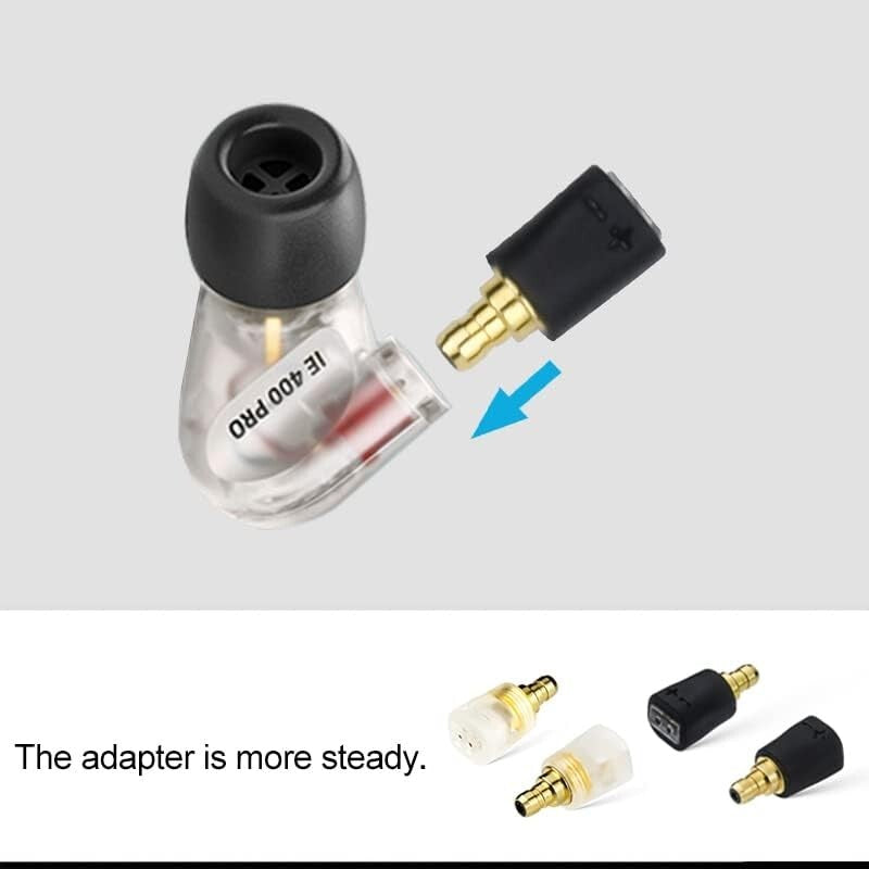 IE400 okcsc Adapters Sennheiser Pro Earbuds Male to 2 Pin Cable Female Compa