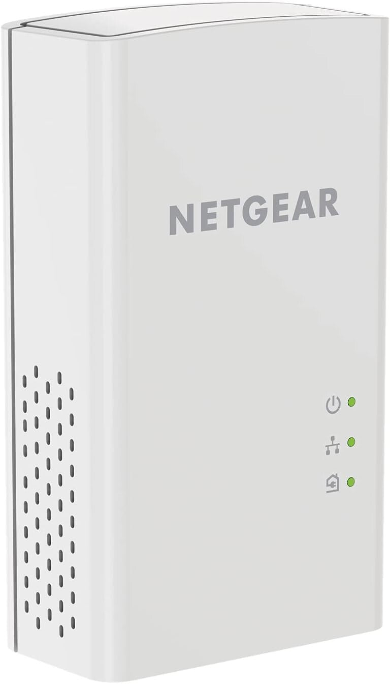 NETGEAR 1000 Powerline adapter Kit Mbps Wallplug 1 Gigabit Ethernet Ports