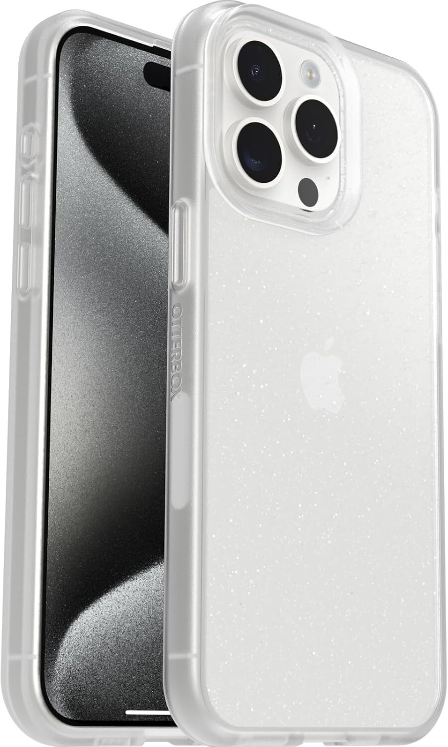 MAX OtterBox iPhone 15 Pro Only Prefix Series Stardust ClearGlitter