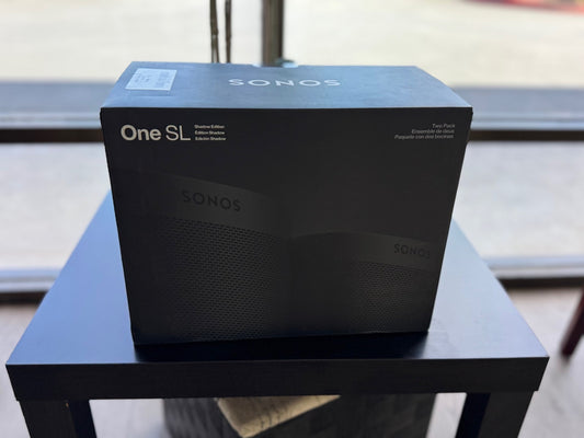 Sonos One SL Wireless Smart Speaker Shadow Edition 2 Pack B20SLUS1SDHB